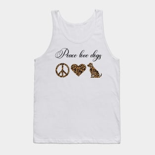 peace love dogs Tank Top